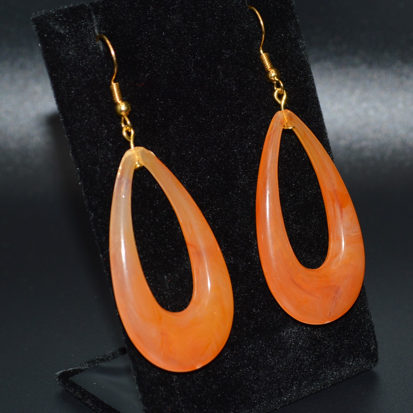 Orange GoGo Earrings