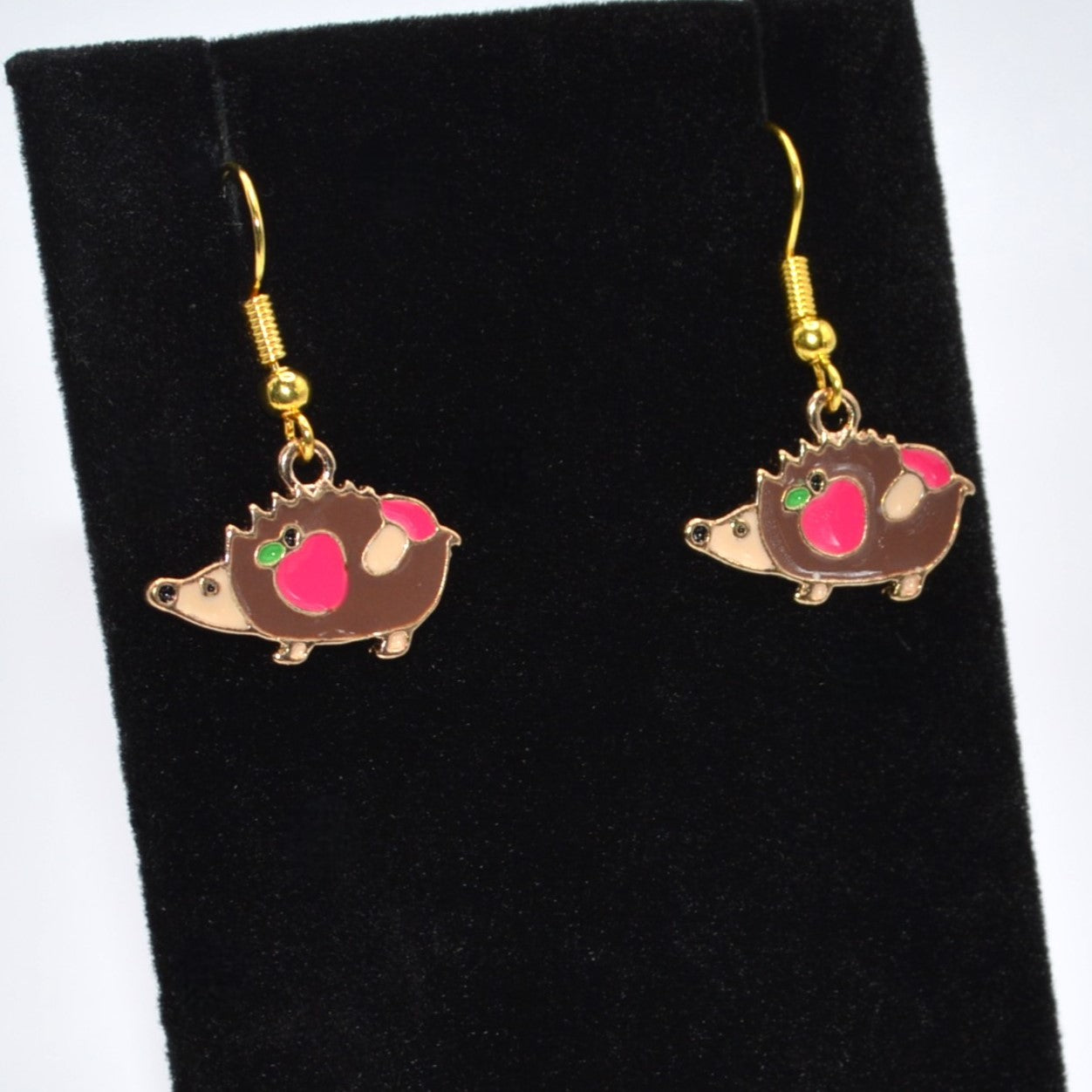 Fall Hedgehog Earrings