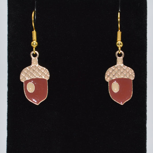 Fall Acorn Earrings