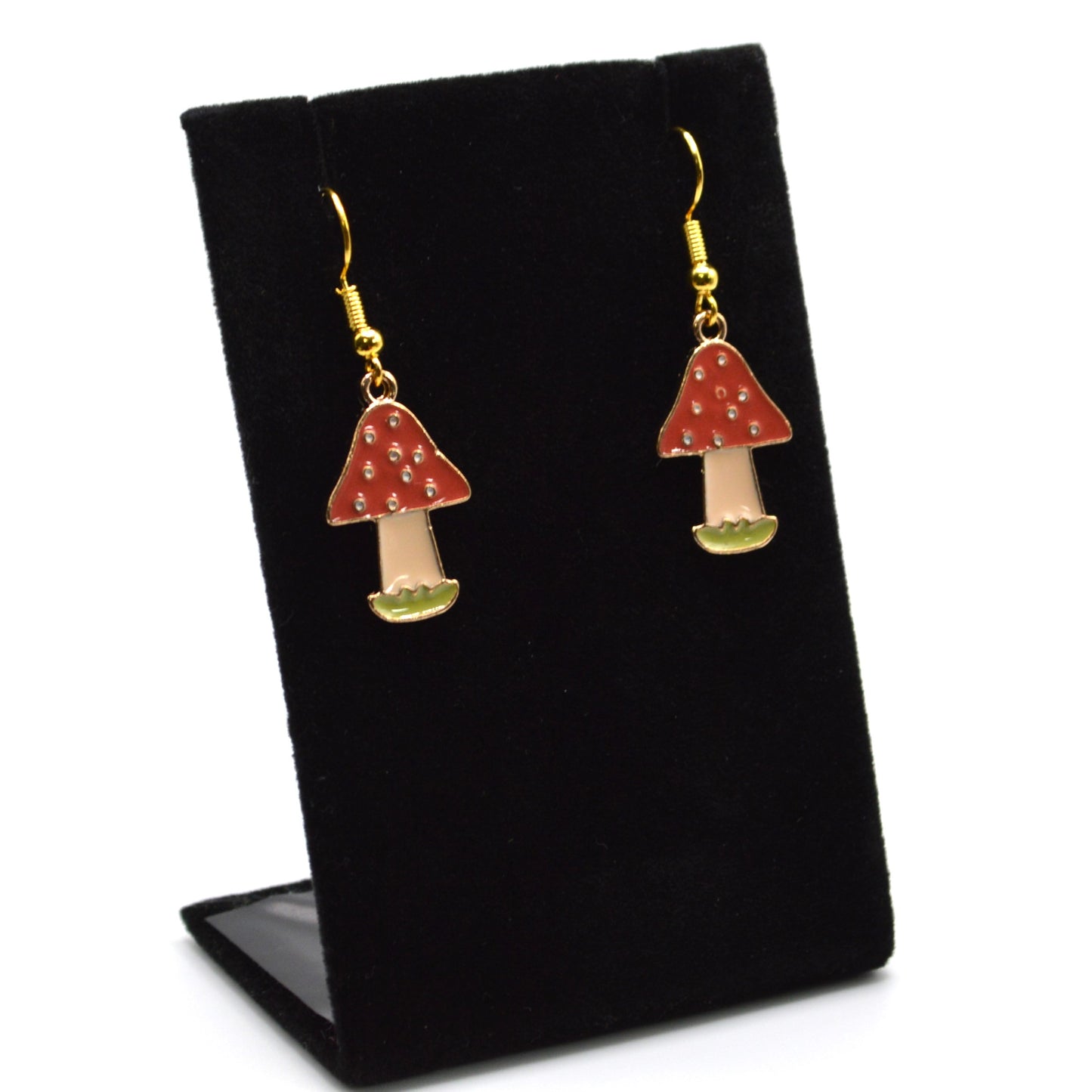 Spotted Mushroom Earrings