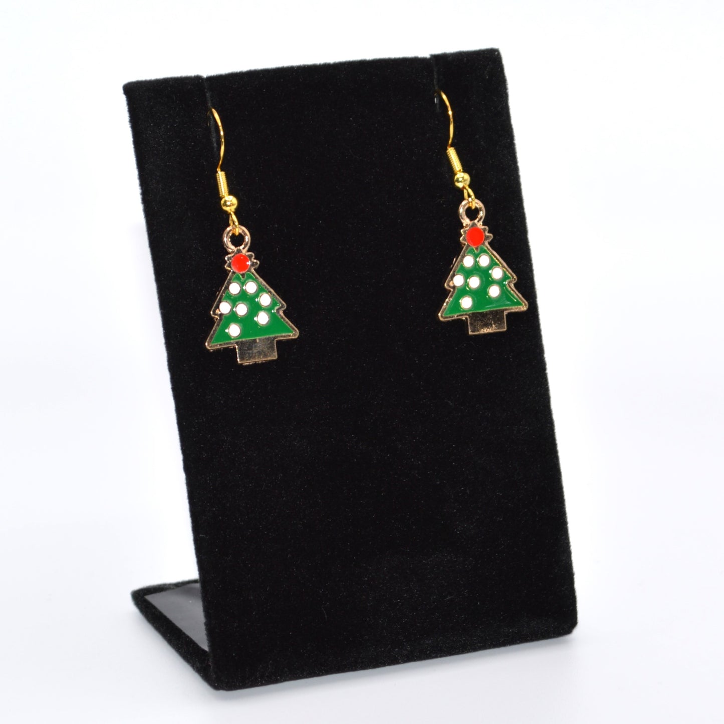 Simple Christmas Tree Earrings